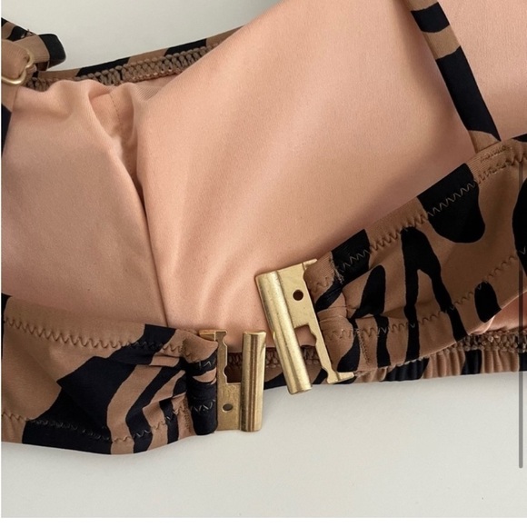 J Crew Zebra Striped Bikini Top - Picture 9 of 9